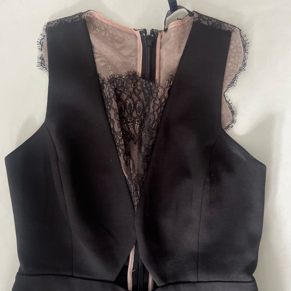BCBG Black Jumpsuit with Lace detail - Picture 4 of 13